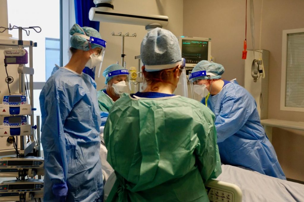 Southmead Hospital Coronavirus ICU team